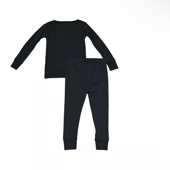 Carters Black/Pink Halloween Heart Skeleton 2 Piece Pajamas Set | NEW/NWT!! ☠️🩷 - Picture 8 of 13